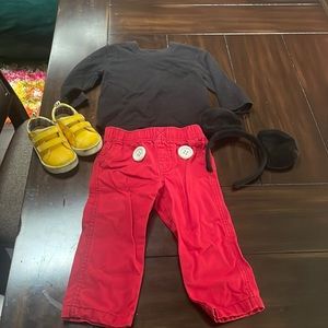 Mickey Halloween costume 18 month toddler